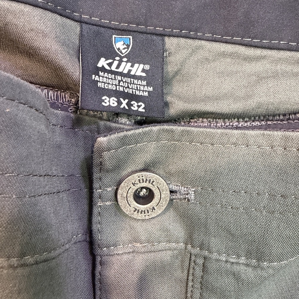 Kuhl Pants Mens 36x32 green  Resistor Lite Chino Stretch Hiking Outdoor - Picture 5 of 9
